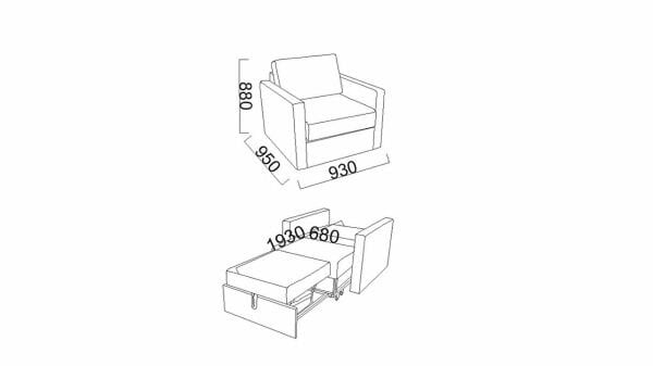 Comfy Plus Tekli Koltuk