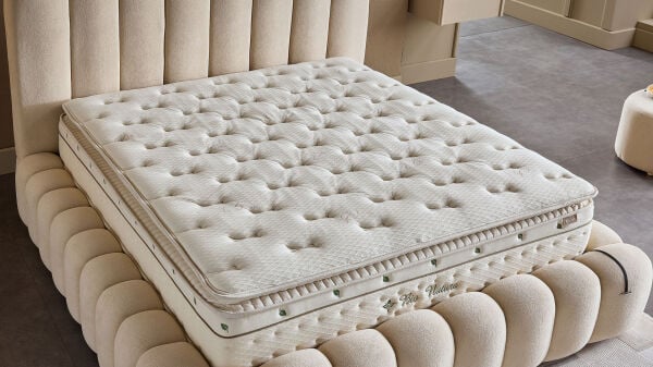 Bio Natura Yatak Karyola Başlık 3'lü Set - Bej