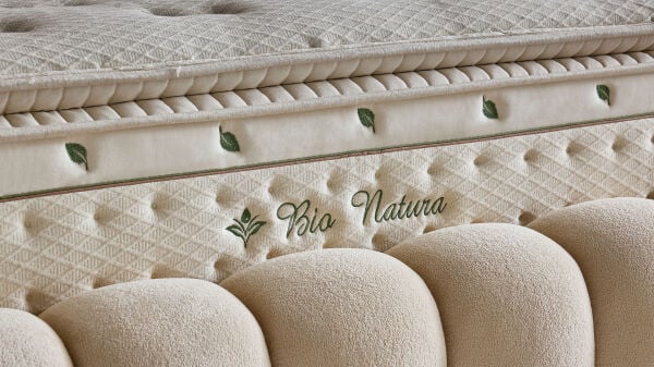 Bio Natura Yatak Karyola Başlık 3'lü Set - Bej