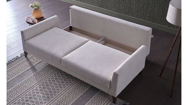 Dynamic Soft Üçlü Koltuk Beyaz