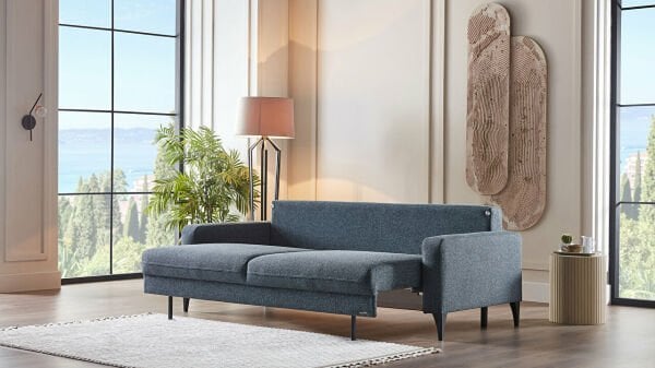 Laura Comfort S Üçlü Koltuk Lacivert