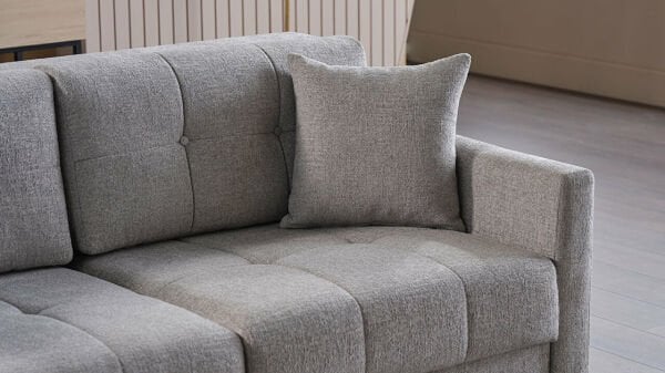 Twin Soft Üçlü Koltuk Gri
