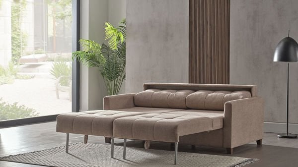 Twin Soft Üçlü Koltuk Vizon