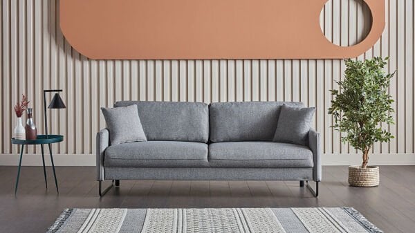 Laura Comfort Üçlü Koltuk Gri