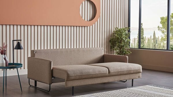 Laura Comfort Üçlü Koltuk Vizon