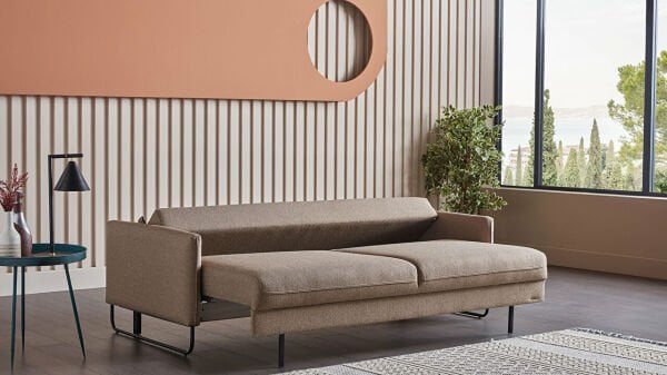 Laura Comfort Üçlü Koltuk Vizon