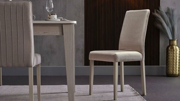 Palermo Sandalye 4077 2 li Krem