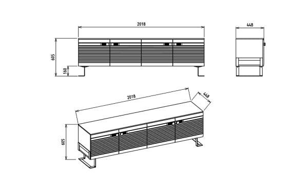 Veronica Tv Sehpası
