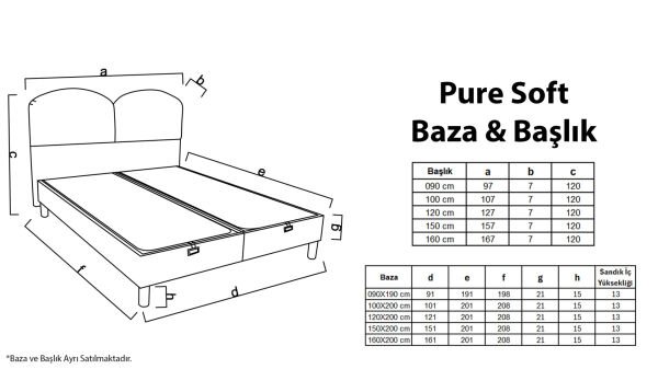 Pure Soft Başlık - Krem 150