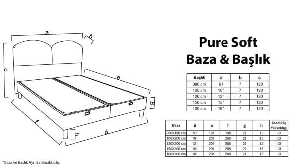 Pure Soft Başlık - Krem 160