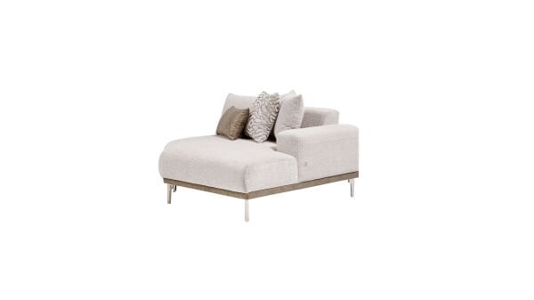 Estella Köşe Uzanma Asimetrik Sol - Krem