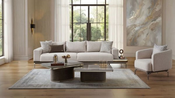 Estella Tekli Koltuk - Krem