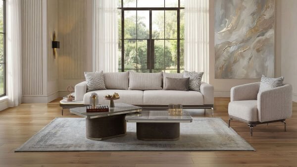 Estella Tekli Koltuk - Krem