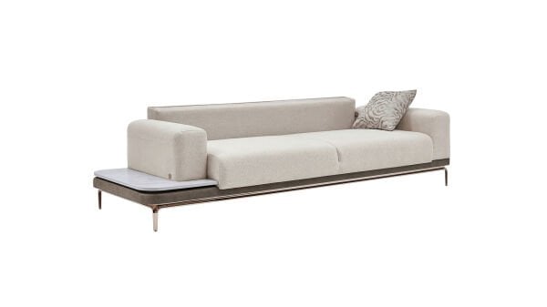 Estella Üçlü Sağ Koltuk - Krem