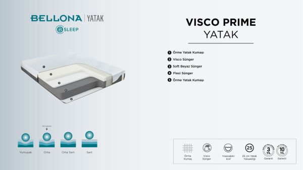 Visco Prime Yatak 150X200