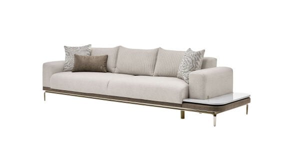 Estella Dörtlü Sol Koltuk - Krem