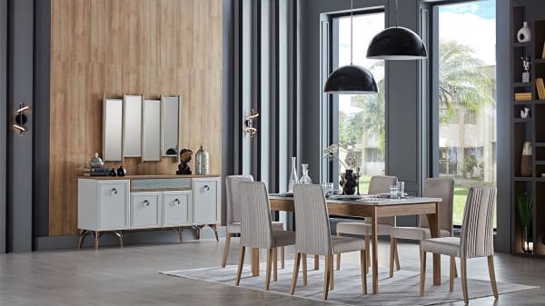 Valencia Sandalye 6324  2 li Bej