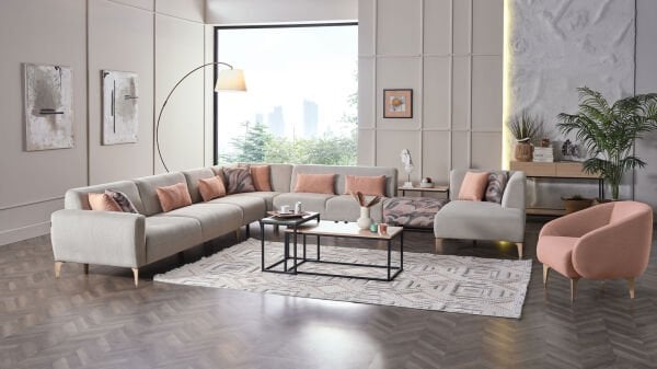 Orleon Berjer - Somon - Meşe Renk Ayak