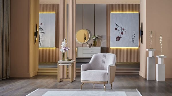 Montella Berjer - Vizon - Kahve - Sarı Renk Ayak