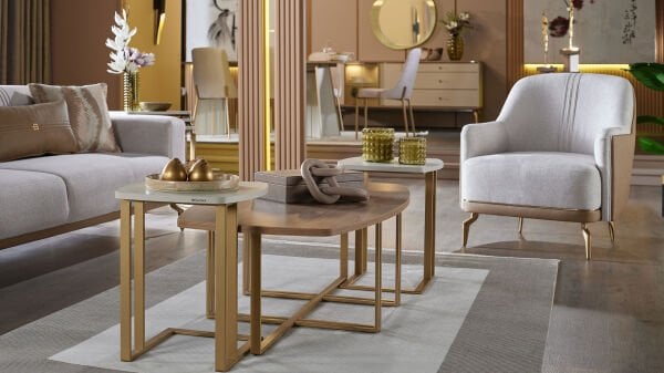 Montella Berjer - Vizon - Kahve - Sarı Renk Ayak