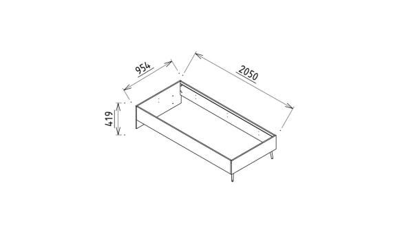 Selina Karyola Kasası 90X200