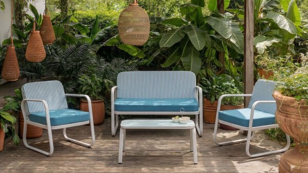 Kaldis Bahçe Mobilyası Takımı - Mavi