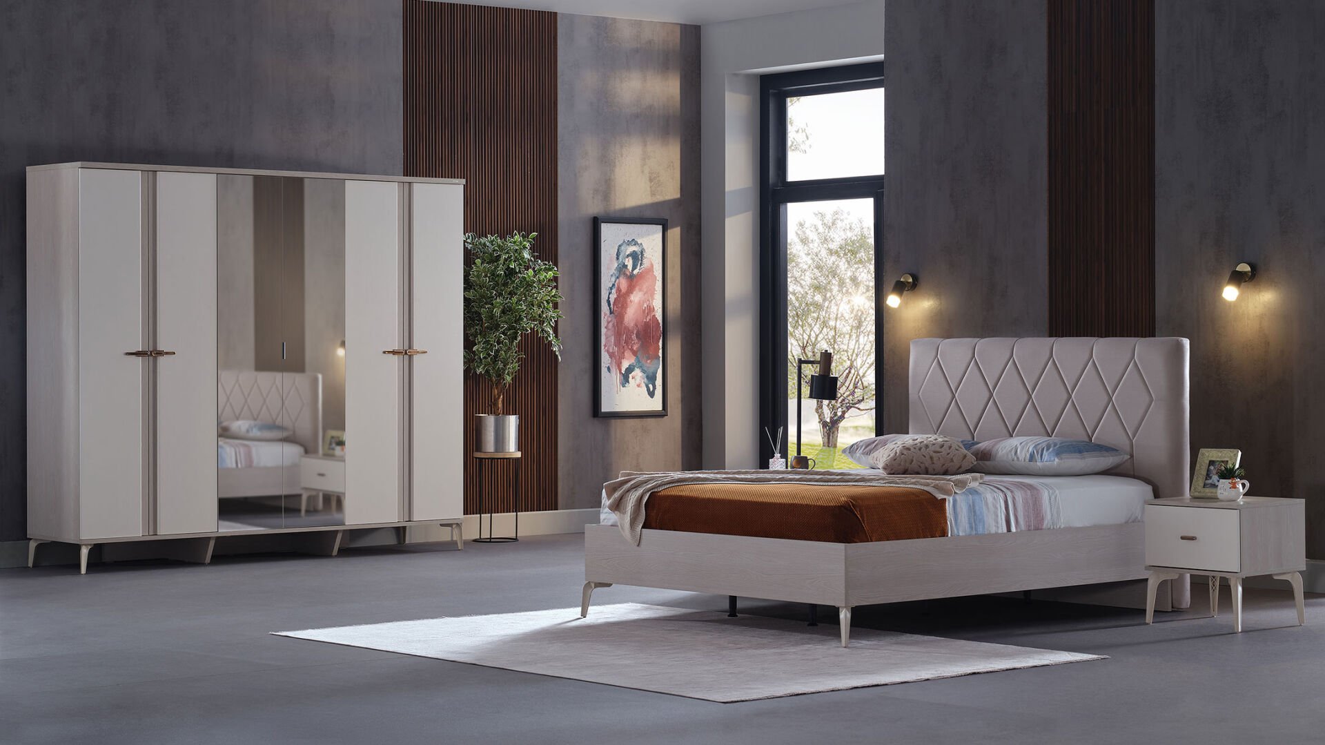 Palermo 6 Kapaklı Yatak Odası Takımı