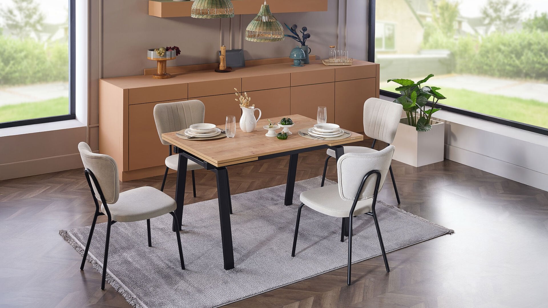 Bistro Açılır Yemek Masası
