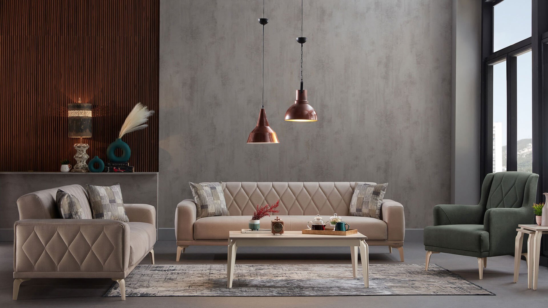 Palermo Koltuk Takımı (3+3+B+B)