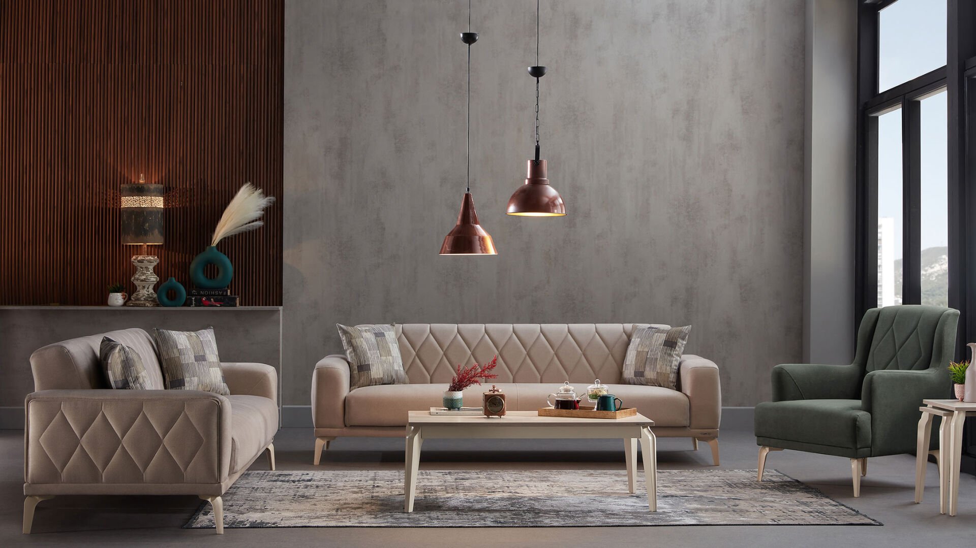 Palermo Koltuk Takımı (3+3+B+B)