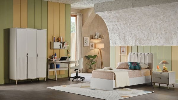 Canvas 3 Kapaklı Gardırop