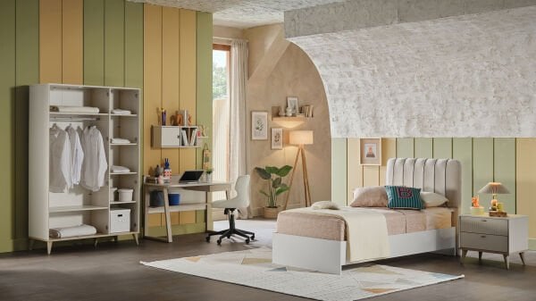 Canvas 3 Kapaklı Gardırop