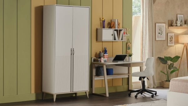 Canvas Çalışma Masası Üst Kitaplık