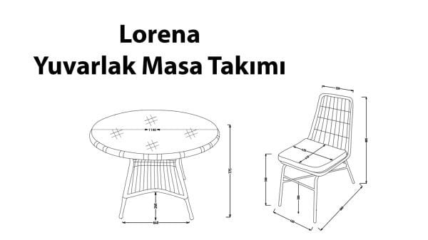Lorena Kolsuz Sandalye