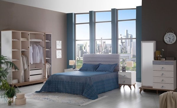 Mavenna 5 Kapaklı Gardırop