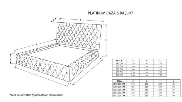 Platinum Başlık - Gri