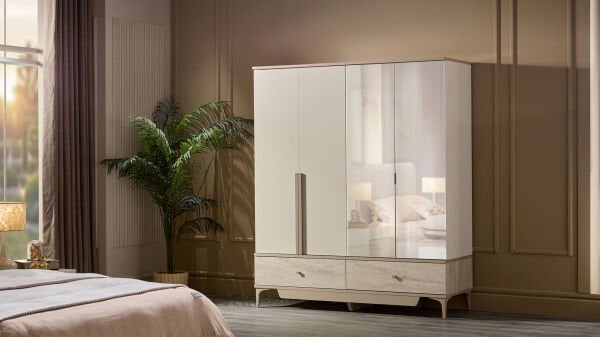 Anton 4 Kapaklı Gardırop