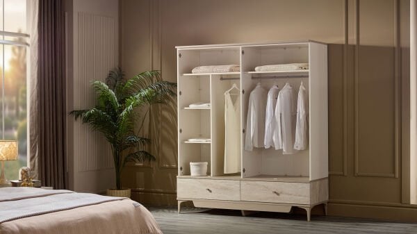 Anton 4 Kapaklı Gardırop