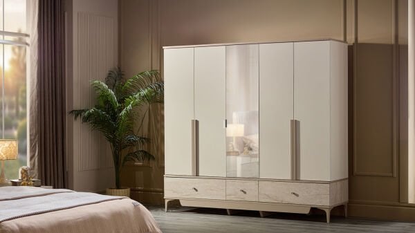 Anton 5 Kapaklı Gardırop