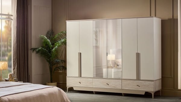 Anton 6 Kapaklı Gardırop