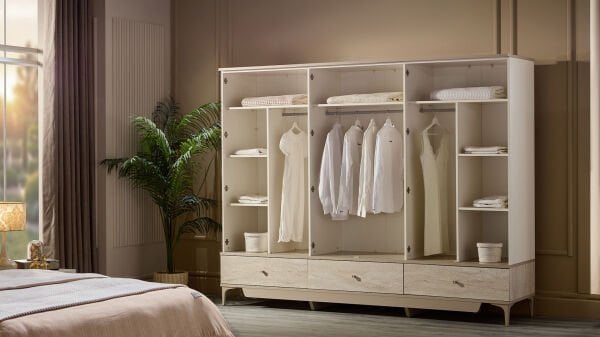 Anton 6 Kapaklı Gardırop