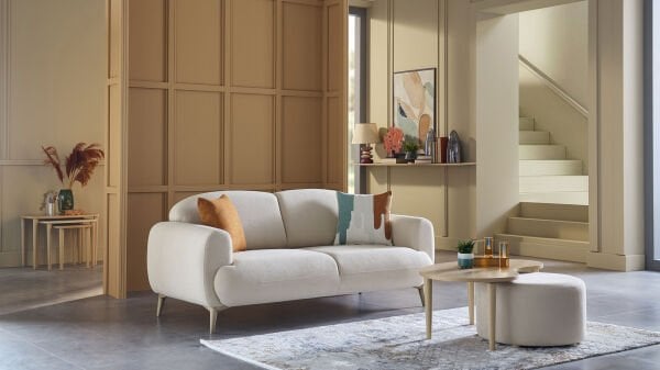 Valenty İkili Koltuk - Bej