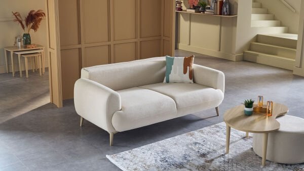 Valenty İkili Koltuk - Bej