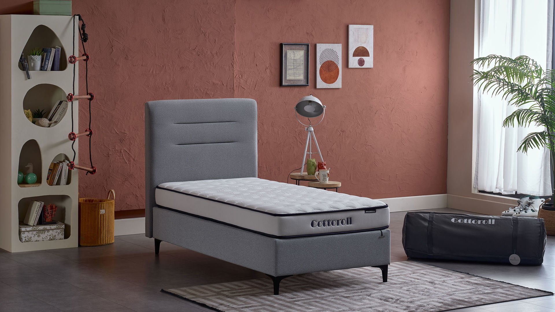 Cottoroll Rollpack Yatak - Beyaz 90X190