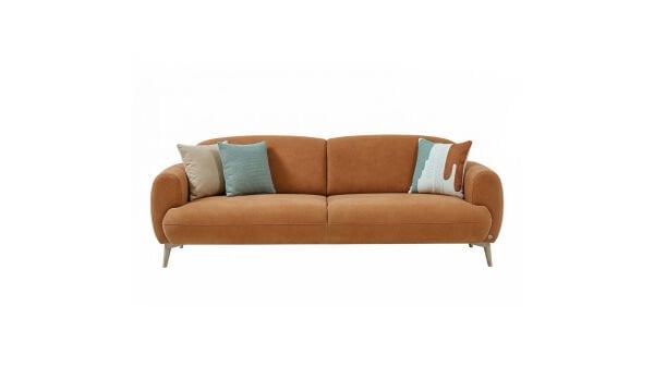 Valenty Üçlü Koltuk - Kiremit