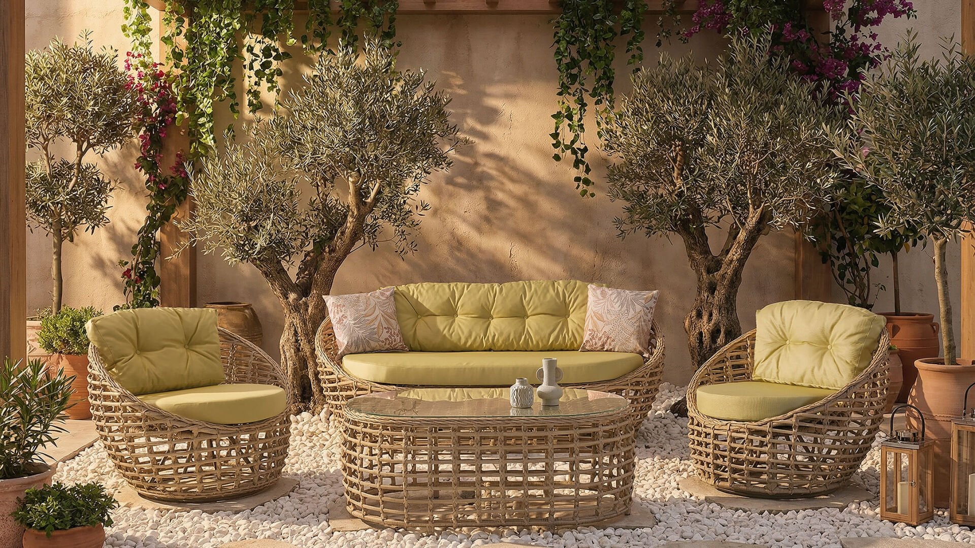 Orvion Bahçe Mobilyası Takımı