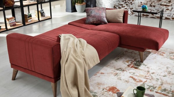 Ruby Uzanmalı Köşe Sol Koltuk Bordo