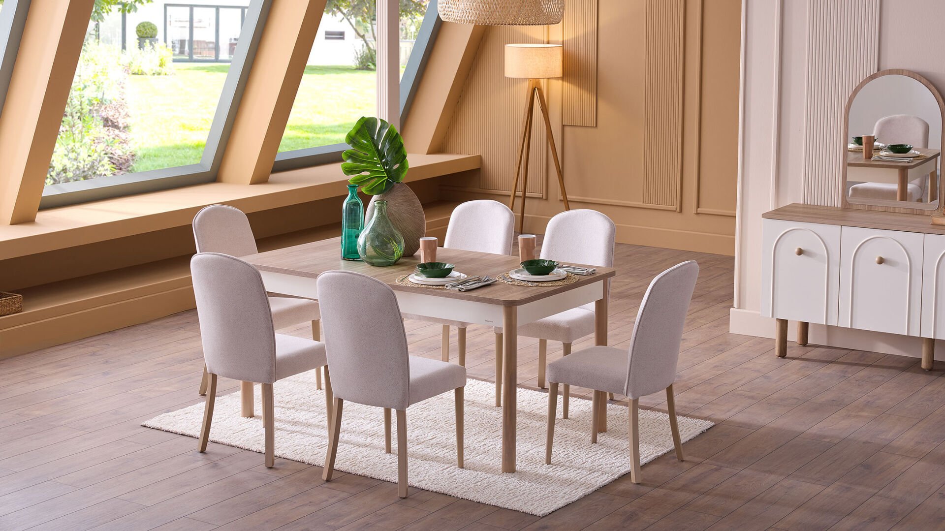 Rozy Bohem Açılır Yemek Masası