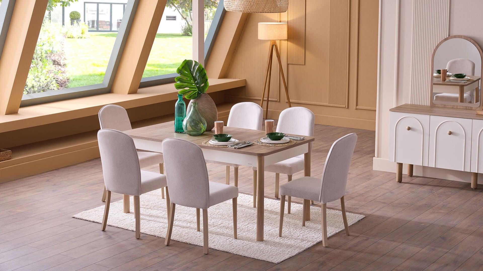 Rozy Bohem Açılır Yemek Masası