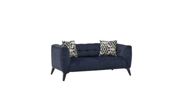 İndiana İkili Koltuk - Siyah Renk Ayak